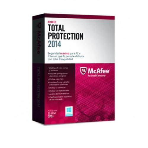 Mcafee Total Protection 2014 3 Lic